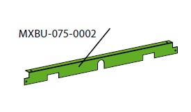 Ізоляція задньої частини 2 TXN150 - MXBU-075-0002-RAL6018